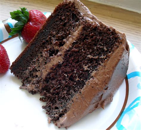 Easy Sour Cream Chocolate Layer Cake With To Die For