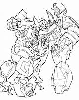 Coloring Pages Transformers Colouring Transformer Fighting Drawing Papers sketch template