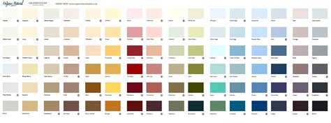 suede effect paint colour chart curated combinations  pull
