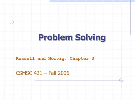 solving problems  searching