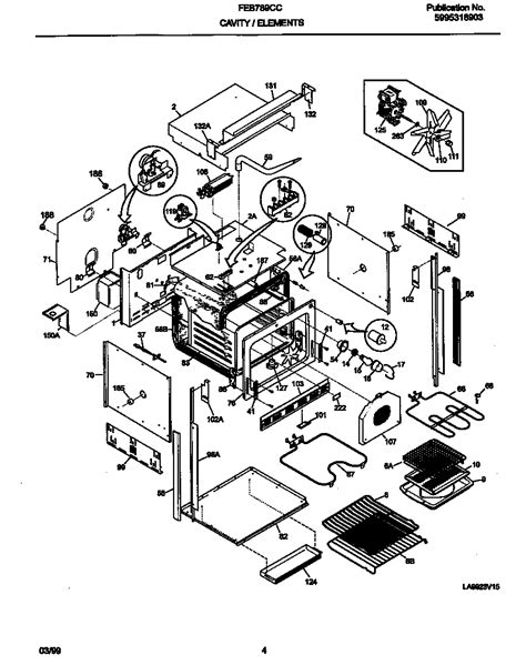 frigidaire stove parts diagram