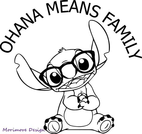 stitch ohana coloring pages printable coloring pages