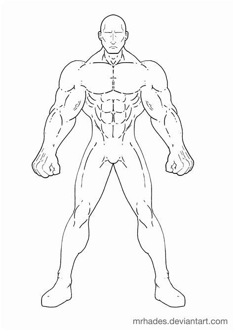 blank male body template lovely blank superhero template drawings art