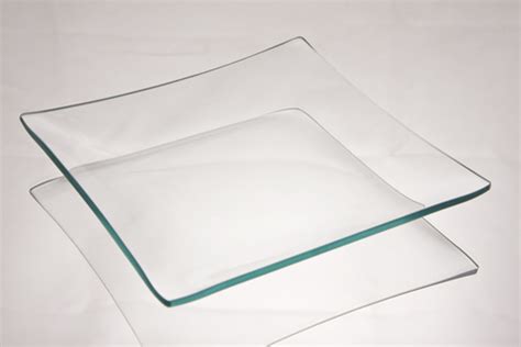 6 Square Clear Glass Plate 3 16 Thick Seconds