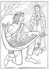 Vierge Sainte Guadalupe Apparitions Desenho Senhora Nossa Coloriages Télécharger Ciel Chemin Salette 1531 Colorindo sketch template