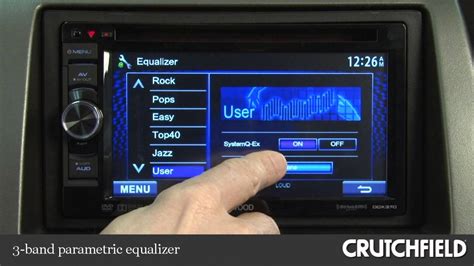 kenwood ddx dvd receiver display  controls demo crutchfield video youtube