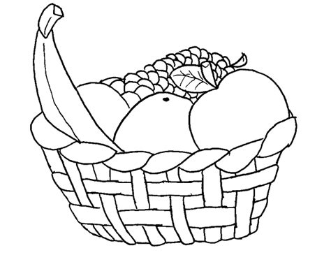 coloring page fruit  vegetables coloring pages