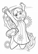 Lazy Town Coloring Pages Birta Guide Print China Characters sketch template