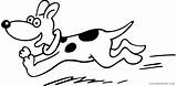 Hund Perrito Haustier Coloring4free Hond Pegatina Corriendo A0044 Junger Rennende Pooch Karikaturen Actualdecor Cliparts sketch template
