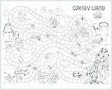 Candyland Coloring Board Game Pages Template Sheets Printable Drawing Getdrawings Getcolorings Color sketch template