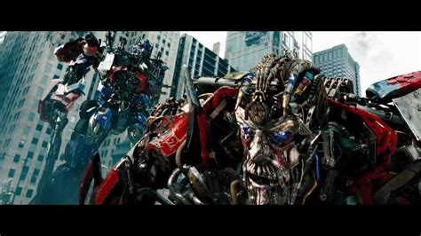 transformers  fight scene optimus  sentinel hd youtube