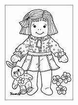 Doll Colour Dukke Postcards Bear Og Til Farvelægge Bamse Postkort Karen Paper Ditte Outs Karens Kravlenisser Colouring Cut Pages sketch template