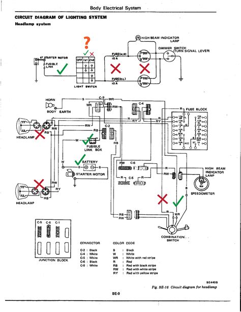 headlight wiring diagram