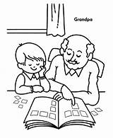 Opa Kleurplaat Kleurplaten Grandfather Read Grandpa Grandparents Topkleurplaat sketch template