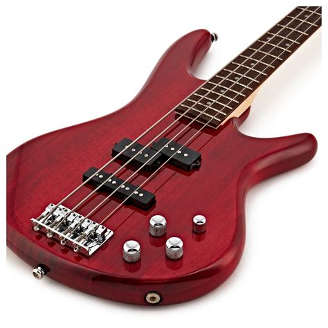 ibanez gsr gio bass trans red  gearmusic