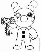 Roblox Piggy Coloring Pages Clown Printable Xcolorings 772px 59k Resolution Info Type  Size sketch template