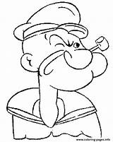 Popeye Sailor Colorear Marinero 8beb Marinarul Colorat Bravo P07 Kleurplaten Boyama Desene Planse Sayfalari Primiiani Sketsa Kartun Baru Tudodesenhos Printeaza sketch template
