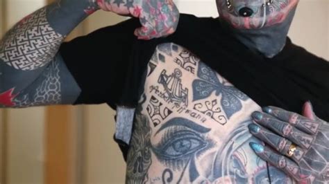 world s most tattooed pensioner 72 covers 98 of body in jaw
