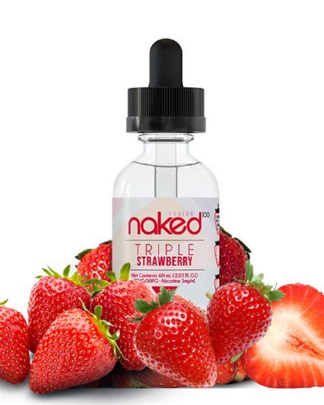 fusion naked triple strawberry 60ml vaper méxico