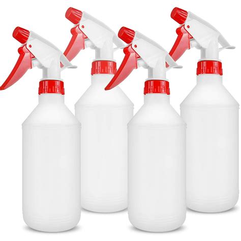 ipower empty plastic spray bottles leak proof oz  pack  adjustable nozzle  planting