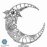 Mandalas Zentangle Zendala Adultos sketch template