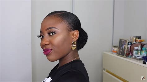natural bun hairstyles are beautiful protective style for