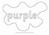 Purple Colouring Coloring Splats Pages Colour Activity 34kb 325px sketch template