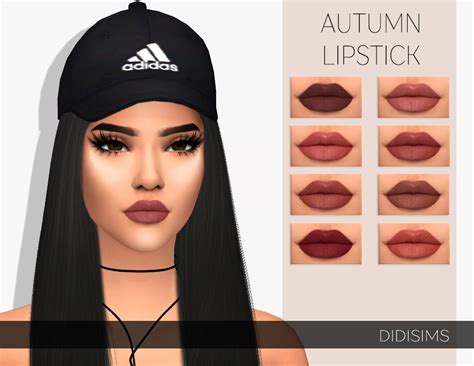 The Sims 4 Custom Content Maxis Match Lipstick