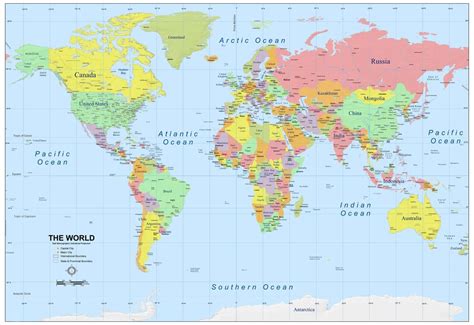 buy world atlasgeographypolitical print       maxi sizes