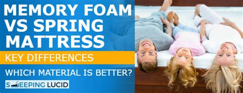 Memory Foam Vs Spring Mattress Differences [what S Better]