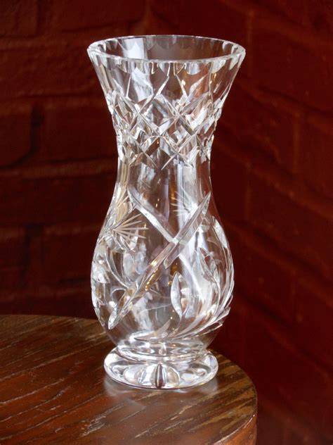 Cut Lead Crystal Vintage Bud Vase Reserved