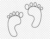 Footprints Printable sketch template
