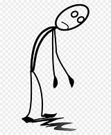 Tired Coloring Clipart Clip Results Search Stick Figure Man Person Sad Look sketch template
