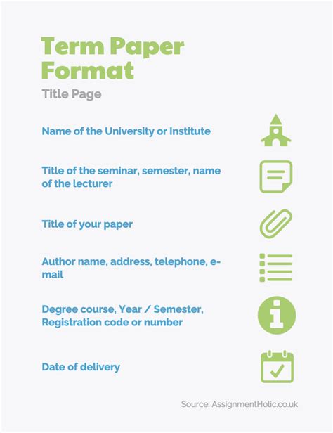 term paper   term paper format  outline