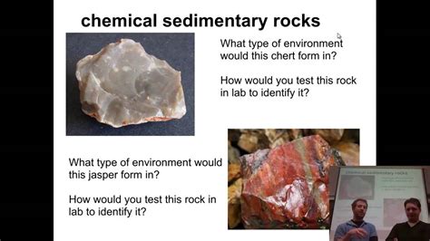 chemical organic sedimentary rocks youtube