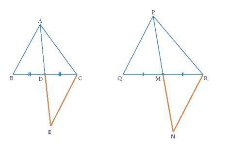 Sides Ab And Ac And Median Ad Of A Triangle Abc Are Respectively