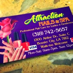 attraction nail  spa  reviews nail salons  airline dr