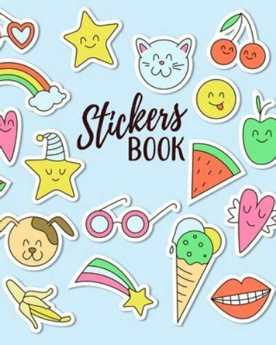 stickers book blank sticker book     pages  dartan