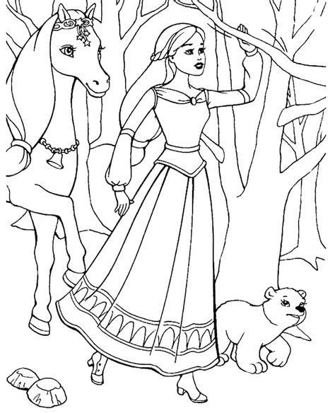 barbie  coloring page  printable coloring pages  kids