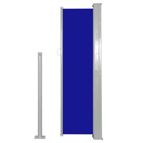 retractable side awning    cm blue