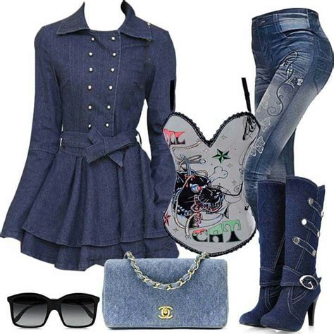 a rockin outfit from the sexy jeans and boots to the sweet jacket and corset outfits