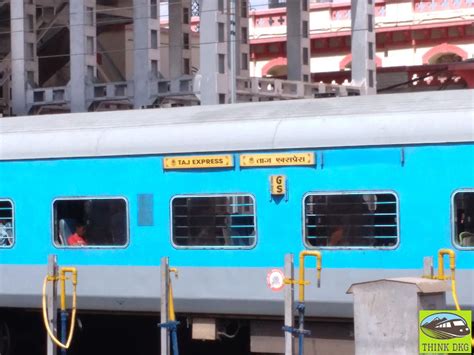 taj express  delhi  vgl jhansi nrnorthern zone railway