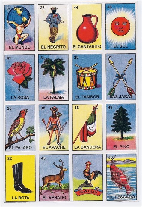 loteria printable cards   printable