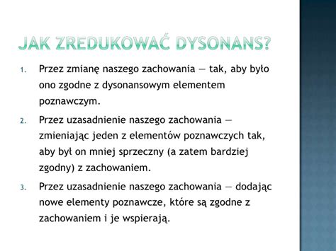 dysonans poznawczy pdf