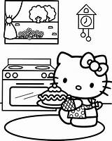 Coloring Kitty Hello Pages Baking Birthday Printable Cupcake Colouring Print Da Kids Getcolorings Color Book Photobucket S921 Drawing Salvato sketch template