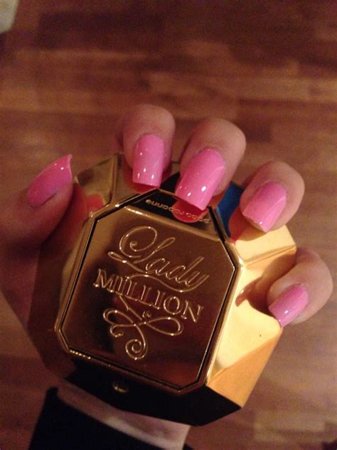 lady million nails perfume pink beautiful image