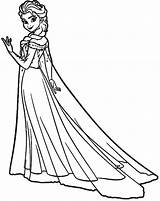 Elsa Coloringhome Book Clipartmag Popular sketch template