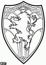 Narnia Witch Coloriage Escudo Embroidery Aslan Designlooter Arms sketch template