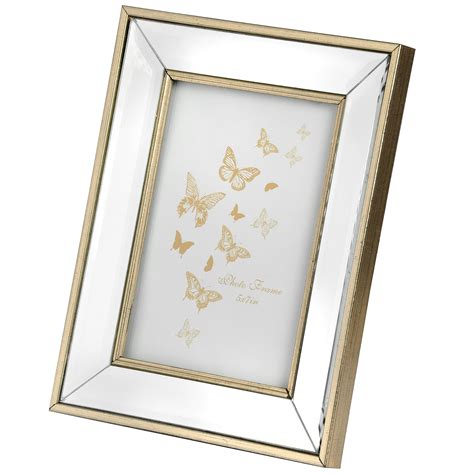 small rectangle mirror bordered photo frame  wholesale  hill interiors