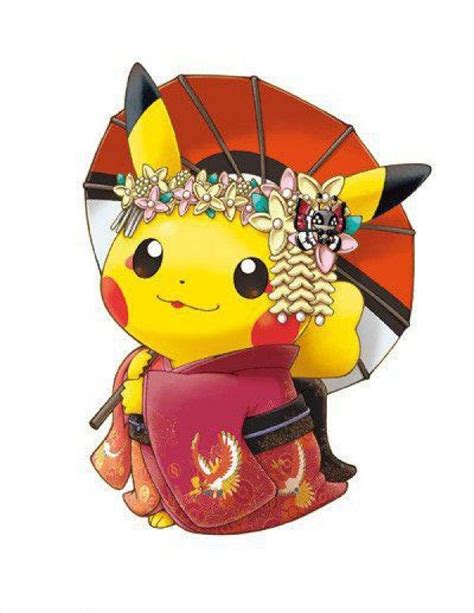 pikachu en geisha de kyoto pokemon center